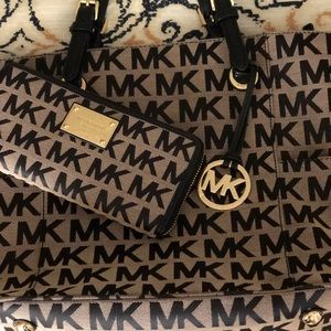 Michael Kors purse and wallet